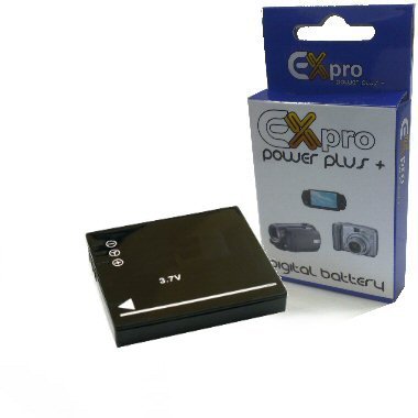 Ex-Pro Panasonic CGA-S008, CGA-S008E, DMW-BCE10, DMWBCE10, DMW-BCE10E, VW-VBJ10, VWVBJ10, High Power Plus+ 2 Year Warranty Replacement Lithium Li-on Digital Camera Battery for Panasonic Lumix