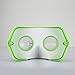 DSCVR Headset inspired by Google Cardboard v2 IO 2015 VR Gear for Apple iPhone and Android Smartphones - Google WWGC Certified Virtual Reality Viewer (Green)