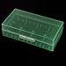 SODIAL(R) 5X 18650 CR123A 16340 Hard Plastic Transparent Battery Case Box Holder Storage