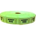 PM Company  Admit One Ticket Rolls, Assorted (59002)