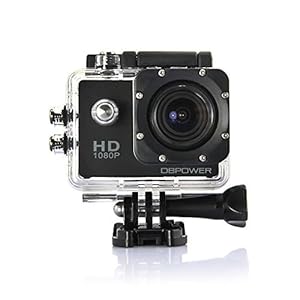 BPOWER Waterproof Action Camera 12MP 1