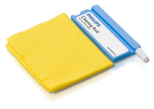 Philips SAC 2520 W CD/DVD-Reinigungsfl&uuml;ssigkeit inkl. Microfaserreinigungstuch Preisvergleich