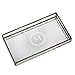 J Devlin TRA 101 ET104 Personalized Glass Jewelry Tray with Mirrored Bottom Engraved Monogram Dresser Vanity Organizer