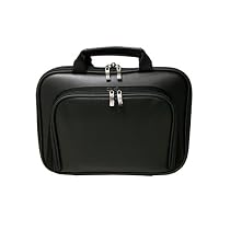 HP 2133-KX870AT / KX869AT / KX868AT 8.9" Mini-Note PC CaseCrown Double Memory Foam Pouch Case with Front Pocket - (Black)
