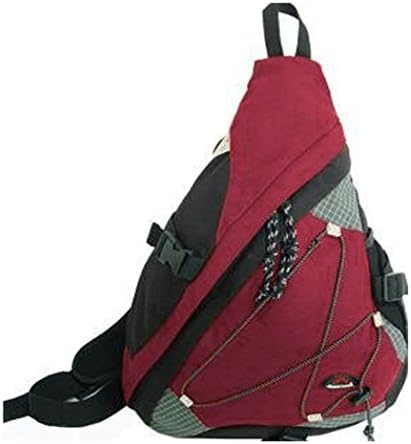 20 Inch Adventurer Sling Messenger Shoulder Single Strap Daypack Backpack Bag (Red)