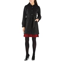 Mossimo&reg; Black Women's Wool Hoodied Jacket - Black/Navy