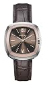 Versus By Versace Gents 'U&Me' Two Tone Dark Brown Leather Strap Watch