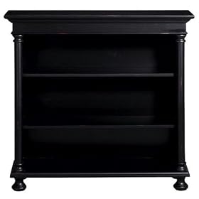 Salem 42w Three - shelf Bookcase, THREE SHELF, CHESHIRE BLACK