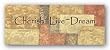 Words To Live By: Cherish, Live, Dream by Angela D'Amico 20"x8" Art Print Poster