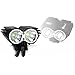 Gugou Waterproof CREE T6 LED Bicycle Light Super Bright Bike Headlight LED Lighting Headlamp with 8.4V Rechargeable Li-ion Battery Pack and US Charger,Such As Camping, Traveling, Hiking,flshing,cycling