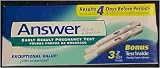 4 ANSWER EARLY RESULT PREGNANCY TESTS TEST 3 CT EA