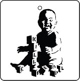 BANKSY KILL PEOPLE BABY CAR AIR FRESHENER