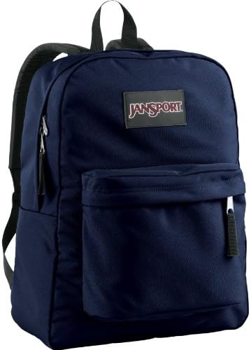 Navy Jansport Superbreak Backpack - 1550Cu In