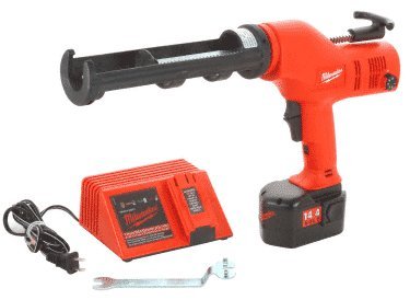 CRL Milwaukee 14.4V DC Variable Speed Cordless Standard Cartridge Caulking Gun by CR Laurence