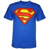  : Superman Royal Blue Logo Mens T-Shirt