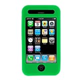 Durable Flexible Soft Green Silicone Skin Case for Apple 2nd Generation Iphone 3G Smartphone