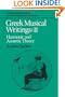 Greek Musical Writings: Volume 2, Harmonic and Acoustic Theory (Cambridge Readings in the Literature of Music)