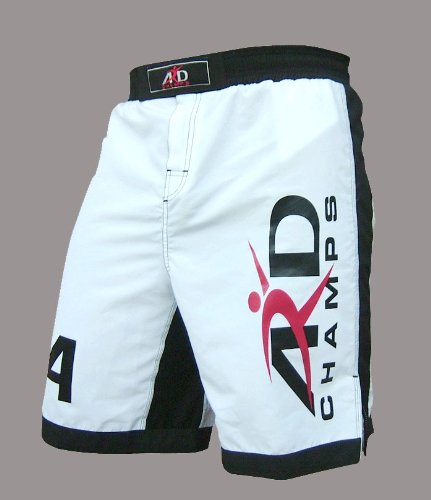 ARD xTreme MMA Fight Shorts UFC Cage Fight Grappling Muay Thai Boxing White AllSizes
