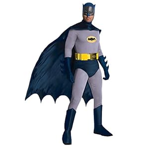 Warner Bros. Men's Batman 1966 Grand Heritage Costume Standard