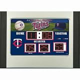 Americans Sport's Minnesota Twins Scoreboard Desk & Alarm Clock