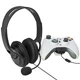 Headset with Microphone for MicroSoft xBox 360, Black