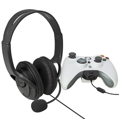 Headset with Microphone for 360 Black