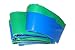 Sporting Goods : 8' Round Trampoline Standard Plus Pad - Blue & Green