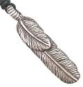 Indian Style Feather Pewter Pendant