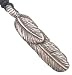 Indian Style Feather Pewter Pendant
