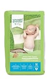 Seventh Generation Free and Clear Baby Diapers, Newborn, 144 Count, Packaging May Vary
