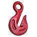 Campbell C-79 System 8 Grade 80 Cam-Alloy Grab Hook, Painted Red, 1" Trade, 12.14" Length, 47700 lbs Working Load Limit