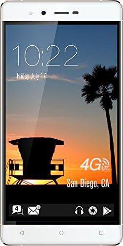 verykool Cyprus LTE SL6010 manufacture unlocked GSM smartphone 4G LTE 6.0" 13MP + 8MP cameras Android 5.1 Lollipop 1.0GHz 16GB + 64GB external storage tempered glass-White
