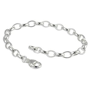 SilberDream Charms - Charm Bracelet Femme style original - Argent 925 - chaine pour les charmes - taille 20cm - FC0103