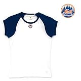 New York Mets MLB Girls Mini-Star Top (Dark Royal)