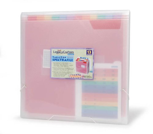 Darice 60124 Spectrafile 12-by-12-Inch 13-Pocket 