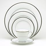 Noritake Regina Platinum 20-Piece Dinnerware Place Setting, Service for 4