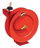 Air Hose Reel with Hose - 50 Feet x 1/2 Inch