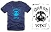 Grand Royal T shirt Skull Deadhead Totenkopf Navylightblue S
