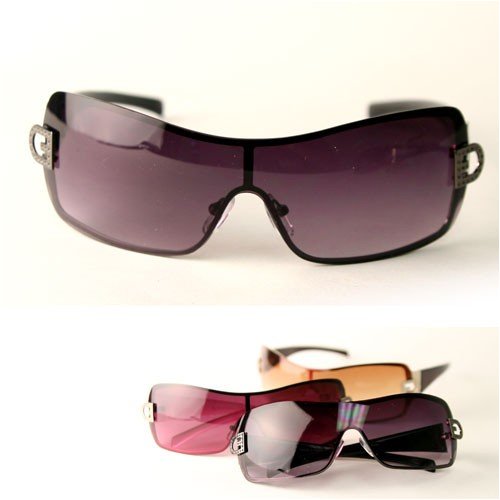 Click here to buy Big Time Oversized Square Shield Fashion Sunglass - 4044.