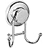 HASKO accessories - Super Powerful Vacuum Suction Cup Hook Holder - Strong Stainless Steel Hooks for Bathroom & Kitchen