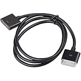 Dock Connector Extender Extension Cable for Apple iPad iPhone iPod (Black)