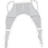 Drive Medical 13225 Padded Patient Lift U Sling with Head Support Size: Small