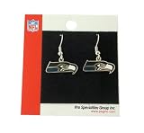 Seattle Seahawks EARRINGS - NEW NFL STAINLESS STEEL