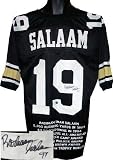 Rashaan Salaam Signed Jersey - Colorado Buffaloes Black Custom 94 Heisman) - Autographed NFL Jerseys
