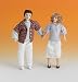 Dollhouse Miniature Mr. & Mrs. Robinson for the Dollhouse