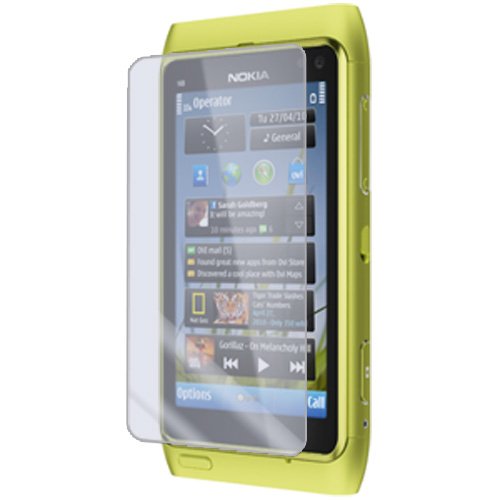 Amzer Super Clear Screen Protector with Cleaning Cloth for Nokia N8