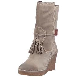 Hilfiger Denim FW5FB01431 GREEN 1, Damen Stiefel, Braun (KHAKI BROWN 262), EU 41