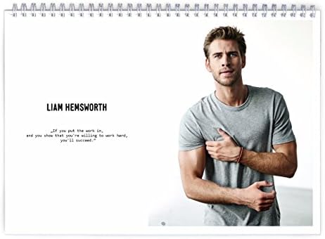 Liam Hemsworth - Workout 2017 Wall Calendar