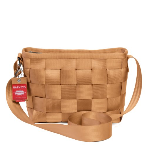 Harveys Original Seatbelt Bag Convertible Tote (camel)