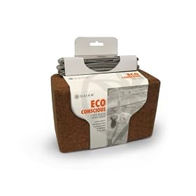Gaiam Cork Block/Hemp Strap Combo